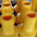 Piezas de maquinaria de moldeo por inyección con color amarillo